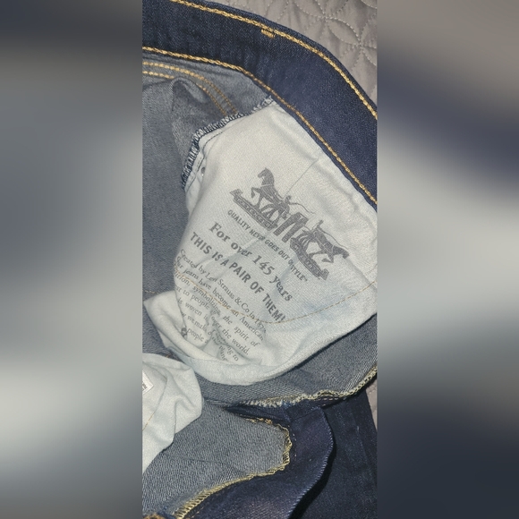 Levi's 502 Dark Indigo Men's Jeans 32x32 - Picture 4 of 5